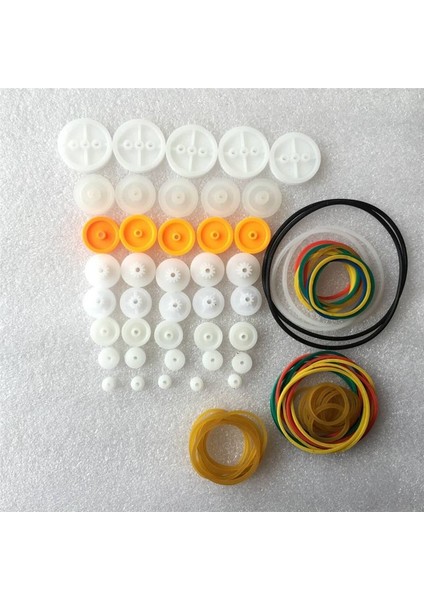 84PCS Şanzıman Kemer Kasnağı Kasnağı Kauçuk Bant Kombinasyonu Seti Gerilebilir Motor Yuvarlak Kemer (Yurt Dışından) fırsatları