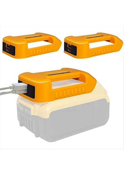 Hızlı Şarj Güç Tekerleği Adaptörü USB Şarj Cihazı (Yalnızca Adaptör) ile Dewalt 20V Pil Için 2 Paketi USB Şarj Cihazı Adaptörü (Yurt Dışından) fiyatları