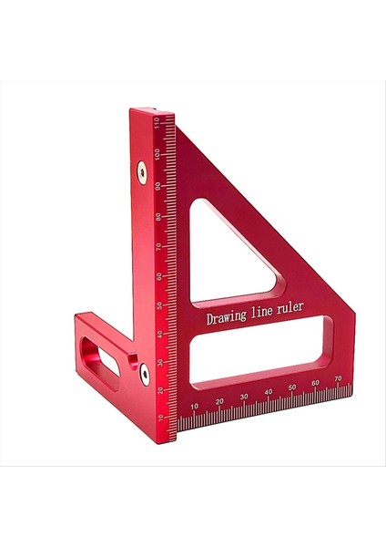 2pc Ahşap Işleme Scriber Kare Prestor Kit-Multi-Ance Mıter Üçgen Cetvel ve T-Kare Deliği Yazma Cep Cetvel-A (Yurt Dışından) indirimleri