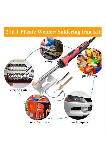 100W Plastik Kaynak Kiti Elektrikli Havalandırma Demir Ev Kaynak Araçları Otomobil Tampon Bakım Araçları Eu Fiş (Yurt Dışından) fırsatları