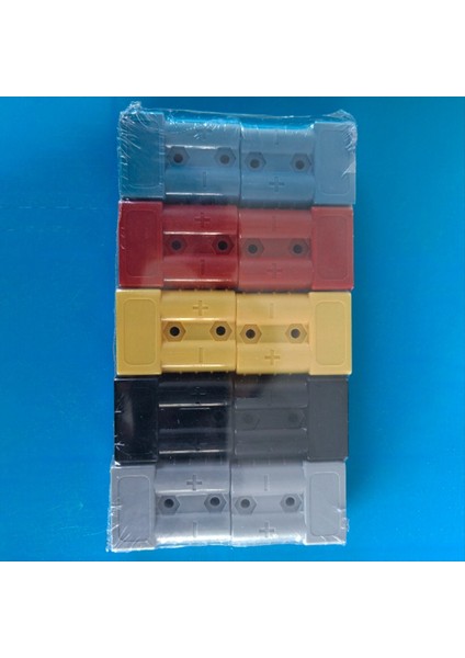 10PCS Anderson Tarzı Fiş Konektörü 50A Anderson Tutamaç Forklift Pil Şarjı Hızlı Konektörler Kiti Gri (Yurt Dışından) indirimleri