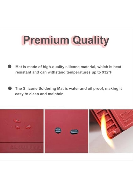 Silikon Lehimleme Mat Isıya Dayanıklı Onarım Iş Mat Menzili Multimetre Lehim Onarım Matını Eşleştirebilir (Yurt Dışından) modelleri