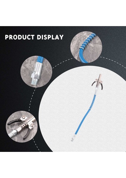 30 cm Hortum Dişli Gres Nozul Ağır Hızlı Hızlı Salınma Gres Kuplörü 10000PSI Iki Pres Aksesuar (Yurt Dışından) indirimleri