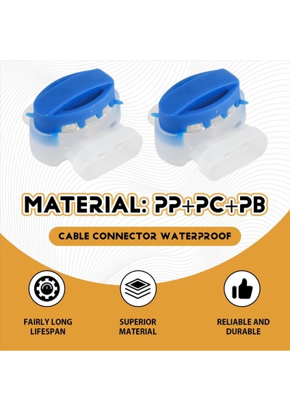 Robotik Çim Makineleri Için 30 Pcs Kablo Konektörleri Jel Dolgulu Su Geçirmez Bağlantı Kablo Kablosu Konnektörü (Yurt Dışından) fırsatları