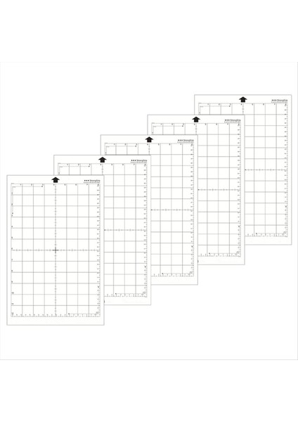 5pcs Kesme Mat 12X8IN Pvc Standart Kavrama Yapıştırıcı Kesme Ped Değiştirme Değişimi Olmayan Viskozite Orta Örgü Üretim (Yurt Dışından)