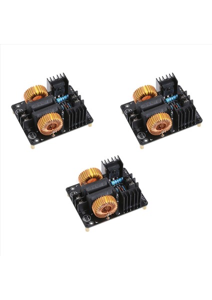 3x 1000W 20A Zvs Düşük Voltajlı Indüksiyon Isıtma Modülü Flyback Sürücü Isıtıcı (Yurt Dışından)