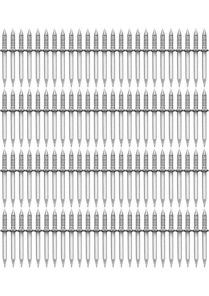 Süpürgelik Tahta Ahşap 100 Pcs Çift Başlık Süpürme Iplik Dikişsiz Tırnak Hiçbir Iz Çivi Koyun Boynuz Tırnakları (Yurt Dışından)