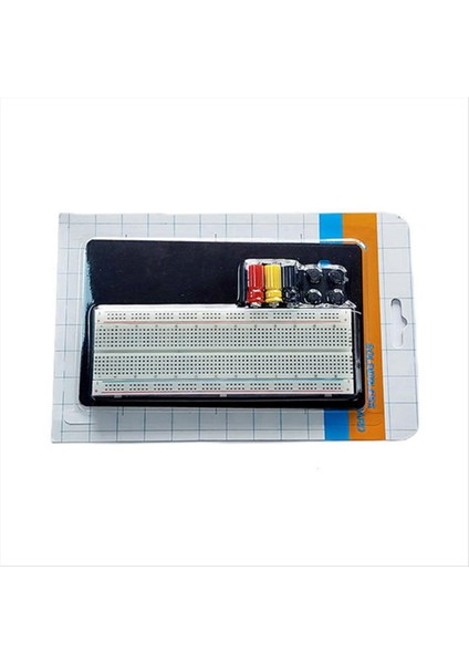 Lehimsiz Breadboard Lehimsiz Test Kartı Deney Tezgahı ZY-201 MB102 830 Delikli Breadboard Alt Plakalı (Yurt Dışından)