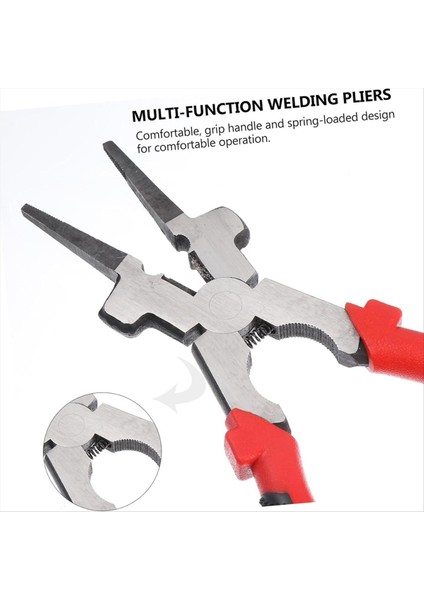 Mıg Kaynak Pensesi 8 Inç Çok Fonksiyonlu Karbon Çelik Mig Kaynak Pensesi Yalıtımlı Saplı Mıg Nozul Temizleyici (Yurt Dışından) indirimleri