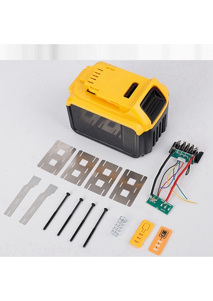 2x Pil Plastik Kılıfı+Lityum Pil Koruyucu Kartı 21V Dewalt 15 Hücreli Pil Aleti Pil Kılıfı Kiti (Yurt Dışından) fiyatları