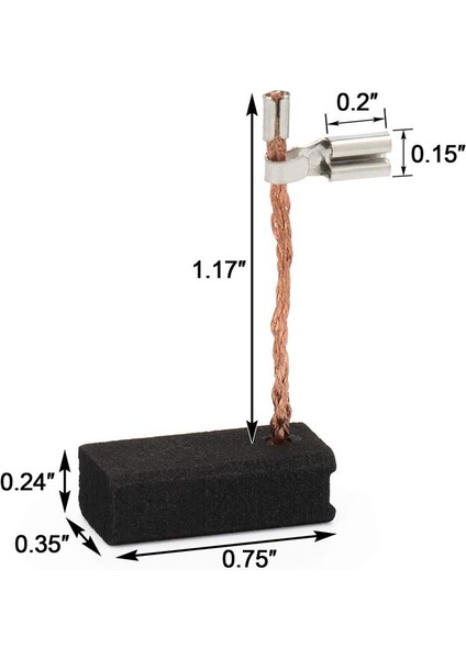 8pcs Dewalt DWP611 Porter Kablosu 450 Yönlendirici DWP611PK A27343 (6X9X19 5 Mm) Için Uyumlu Karbon Fırçası (Yurt Dışından) fırsatları