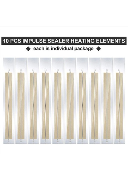 30 Adet Dürtü Sızdırmazlık Maddesi Yedek Parçalar Dürtü Sızdırmazlık Maddesi Isıtma Elemanları Servis Yedek Onarım Parçaları Kiti FS-200 Için (Yurt Dışından) indirimleri