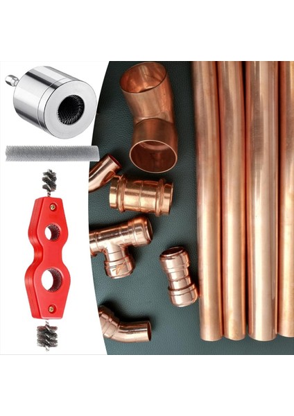 Bakır Boru Temizleyici Matkap Için 22MM Bakır Boru Temizleyici Metal Boru Temizleyici Elektrikli Matkap Usu Için Bakır Boru Fırçası (Yurt Dışından) modelleri