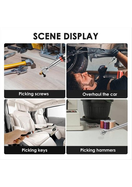 Teleskoping Manyetik Toplama Aracı Uzatılabilir Mıknatıs Çubuğu Ulaşılması Zor Lavabo Drenajları Tamirci Otomotiv Için Mıknatıs Çubuğu (Yurt Dışından) modelleri