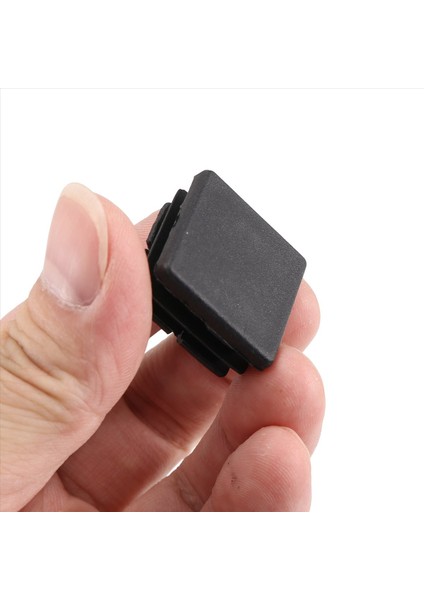 200PCS 1 Inç Kare Tüp Uç Kapak Plastik Tapalar Tüp Uç Kapaklar Post Boru Kapağı Kapak Boru Takma Sandalye Glide Fişleri (Yurt Dışından)