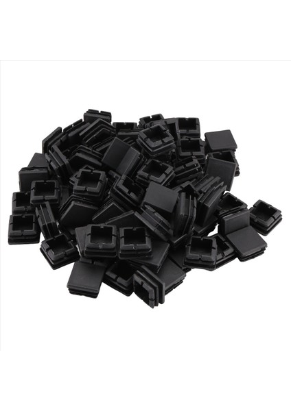 200PCS 1 Inç Kare Tüp Uç Kapak Plastik Tapalar Tüp Uç Kapaklar Post Boru Kapağı Kapak Boru Takma Sandalye Glide Fişleri (Yurt Dışından) fiyatları