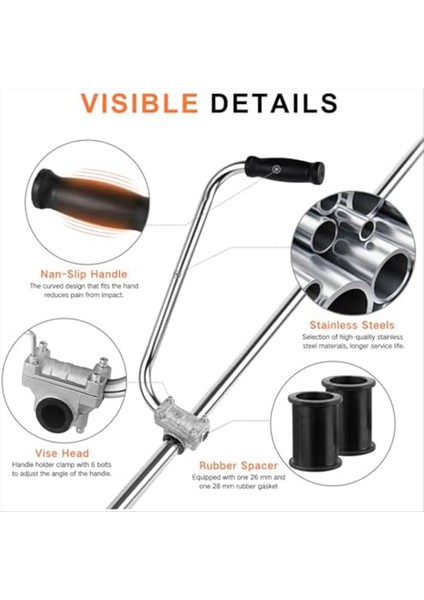 Düzeltici Sapı Ergonomik Düzeltici Sapı Stant Kelepçesi ile Uzatma Çok Işlevli Bahçe Çim Biçme Makinesi Sapı (Yurt Dışından) fiyatları