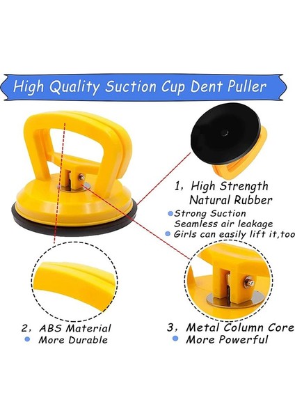 Dent Çekme Araba Dent Çekme 3 Paket Diş Çıkarma Kiti Sap Kaldırıcı Güçlü Araba Diş Çıktırıcı Emme Kupası Diş Çekme (Yurt Dışından) modelleri