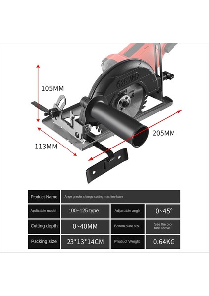 El Açısı Öğütücü Dönüştürücü Kesiciye 40MM Derinlik Ayarlanabilir Öğütücü Braketi Kesme Ağaç Işleme Masa Aracı (Yurt Dışından) fiyatları