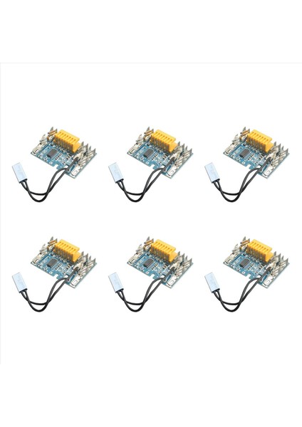 6x 18V Yedek Pil Pcb Yonga Kartı Bms Pcb Şarj Koruma Koruma Koruma Kartı Makita BL1830 BL1840 BL1850 Elektrik Aleti (Yurt Dışından)