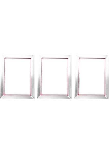 3x A3 Ekran Baskı Alüminyum Çerçeve 31X41CM Beyaz 43T Ipek Baskı Polyester Örgü Yazdırılan Devre Kartları Için (Yurt Dışından)