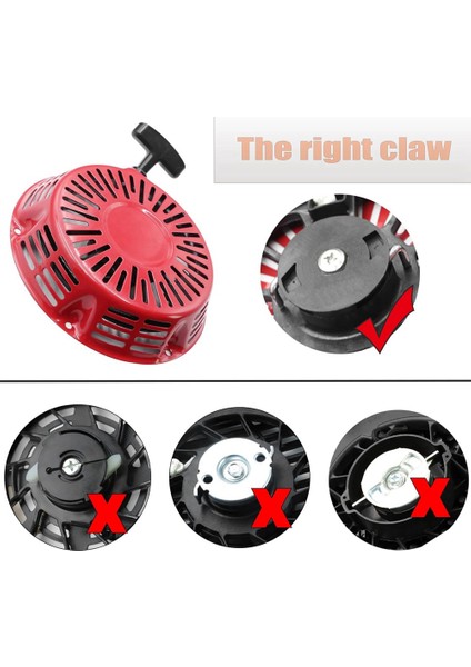 GX240 GX270 Bent Pençe Başlangıç Montajını Çekir ve Engine Geri Alma Başlangıç Çekme Halatı GX240 GX270 Bent Pençe (Yurt Dışından) fırsatları