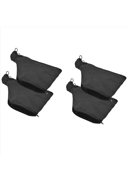 Mitter Testere Toz Torbası Fermuarlı ve Tel Standı ile Siyah Toz Koleksiyoncu Çantası 255 Model Mıter Sade 4 Adet (Yurt Dışından)