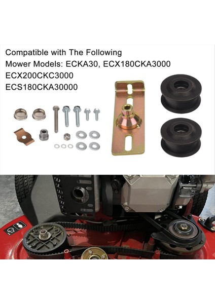 126-7890 Kasnak ve Avara Kiti Toro Için Fit Exmark ECKA30 126-0316 131-4506 131-4509 Çim Biçme Makinelerinin Arkasında Ticari Yürüyüş (Yurt Dışından) modelleri