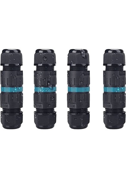 Kablo Eklemi Su Geçirmez Topraklama Kablo Bağlantısı Kılıf 3 Çekirdekli Kablo Bağlantısı 5-9mm Tel Çapı Için Uygun (Yurt Dışından)