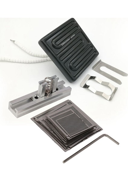 1 Set Üst Seramik Isıtıcı Isıtma Plakası ve 1 Set Doğrudan Isıtma Bga Şablonlar Şablonları + Fikstür Kalay Lehim Top Aletleri (Yurt Dışından) fiyatları