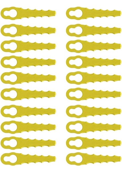 20 Adet Çim Biçme Makinesi Yedek Plastik Çim Biçme Makinesi Bıçakları Birçok Kez Plastik Çim Biçme Makinesi Bıçakları (Yurt Dışından)