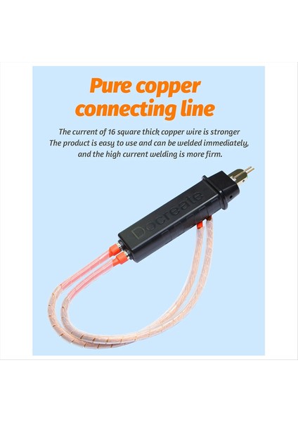 Docreate Entegre Spot Kaynak Kalemi Dıy Elektrikli Aracı 18650 Pil Paketi El Terici Anahtar B (Yurt Dışından) modelleri