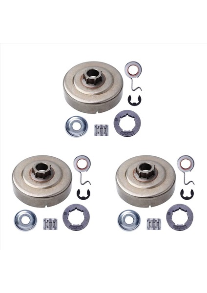 3x 325-7 Debriyaj Drum Jantlı Taşıt Yatak Kiti Stıhl MS180 018 017 MS170 MS250 MS230 MS210 MS180C Şerine (Yurt Dışından)