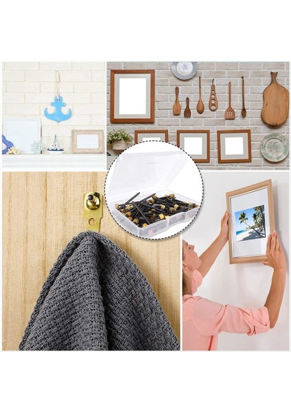 200PCS Resim Asma Çiviler 4 Boyutlar Resim Için Duvar Çivileri Duvar Dekorasyon Dekorasyon Asma Çerçevesi Kiti Için Tırnaklar (Yurt Dışından) fiyatları