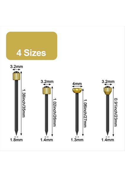 200PCS Resim Asma Çiviler 4 Boyutlar Resim Için Duvar Çivileri Duvar Dekorasyon Dekorasyon Asma Çerçevesi Kiti Için Tırnaklar (Yurt Dışından) indirimleri