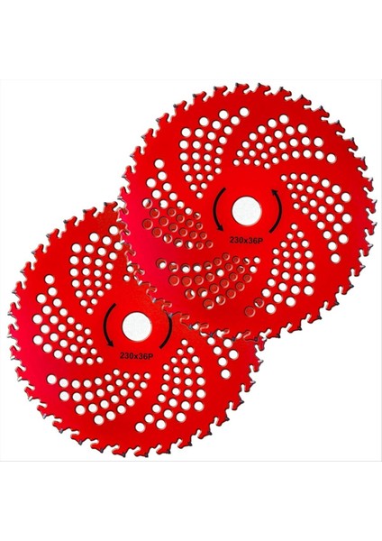 Çim Biçme Bıçağı Alaşım Fırça Kesici Testere Bıçağı 9 Inç 36 Diş 230 Tungsten Çelik Manganez Çelik Bahçe Araçları (Yurt Dışından)