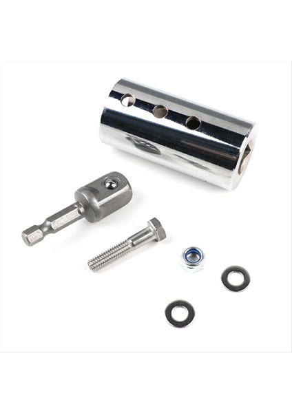 Römork Jack Elektrik Matkap Adaptörü 1/2 Inç Sokak Adaptör Bit Uyumlu 1 Inç Jak Mili (Yurt Dışından)