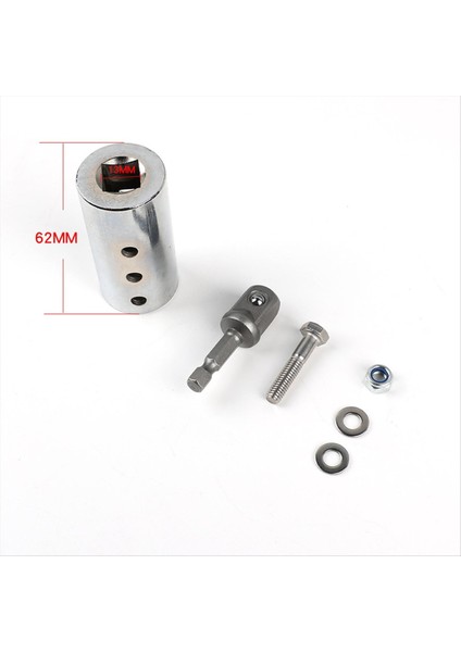 Römork Jack Elektrik Matkap Adaptörü 1/2 Inç Sokak Adaptör Bit Uyumlu 1 Inç Jak Mili (Yurt Dışından) fiyatları