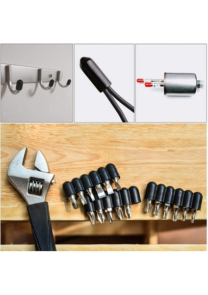 300PCS Kauçuk Uç Kapakları 4mm Kimlik Pvc Yuvarlak Tüp Cıvatası Kapağı Kapak Vidalı Iplik Koruyucular Siyah (Yurt Dışından) fırsatları