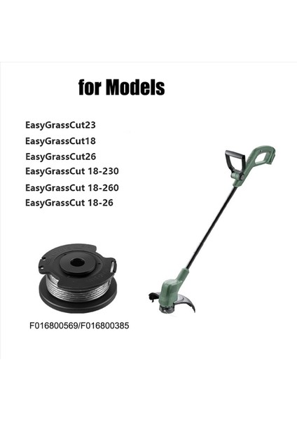 8 Pack Dize Düzeltme Makara Hattı Bosch F016800569 Easygrasscut 23 26 18 18-230 18-260 18-26 Değiştirme (Yurt Dışından) indirimleri