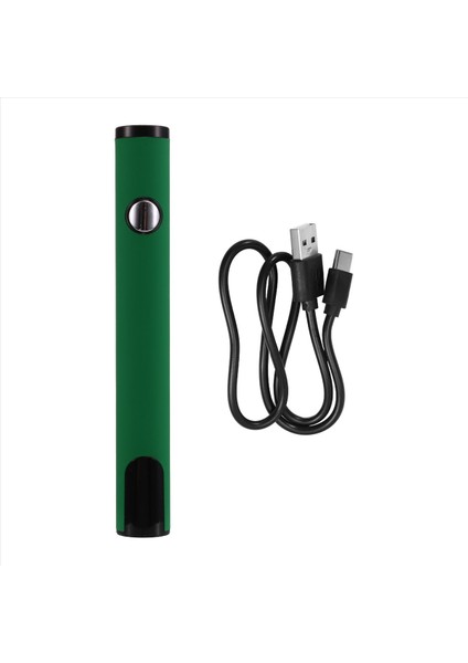 510 Iplik Pil Sepeti Kalem Başsız Elektrikli Havza Ayarlanabilir Sıcaklık Mini Lehimleme Demir Kiti Yeşil (Yurt Dışından)