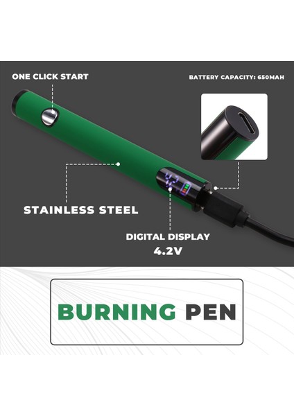 510 Iplik Pil Sepeti Kalem Başsız Elektrikli Havza Ayarlanabilir Sıcaklık Mini Lehimleme Demir Kiti Yeşil (Yurt Dışından) indirimleri