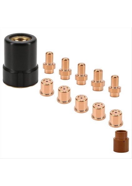 12PCS Plazma Elektrot Kesici Tipleri Kesim Kesim Sarf Malzemesi Versa-Cut 40 Kesici Için Uyumlu (Yurt Dışından)