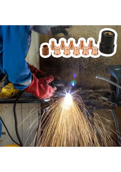 12PCS Plazma Elektrot Kesici Tipleri Kesim Kesim Sarf Malzemesi Versa-Cut 40 Kesici Için Uyumlu (Yurt Dışından) modelleri