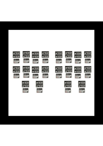 20 Set BL1830 Etiket Lityum Iyon Pili 18V 5 0AH Etiket Etiketi Makita 18V Pil Logosu Için Uygun (Yurt Dışından)