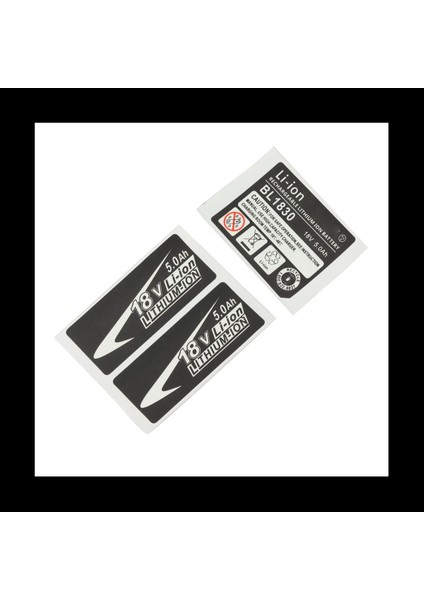 20 Set BL1830 Etiket Lityum Iyon Pili 18V 5 0AH Etiket Etiketi Makita 18V Pil Logosu Için Uygun (Yurt Dışından) indirimleri