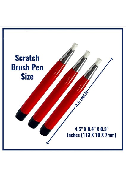 Fiberglass Kırılma Fırçası Kalemi 6pcs Takı Izleme Madeni Para Temizleme Uygulamalar Pas ve Korozyonu Çıkarma (Yurt Dışından) modelleri