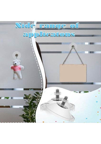 8pcs Ağır Hizmet Tipi Emme Bardağı Güçlü Kalınlaşmış Pencere Emme Bardağı Temiz Pvc Pedler 2 16 Inç Büyük Vantal (Yurt Dışından) fırsatları