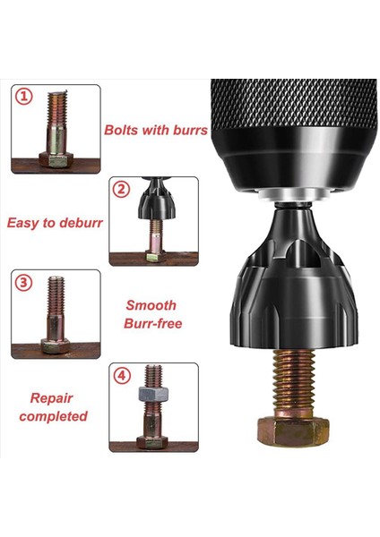 2x Hex-Shank Deburıng Harici Pah Aracı Hızlı Bırakma Çengelleme Paplama Matkap Bit Bolt 3-20MM Için (Yurt Dışından) fiyatları