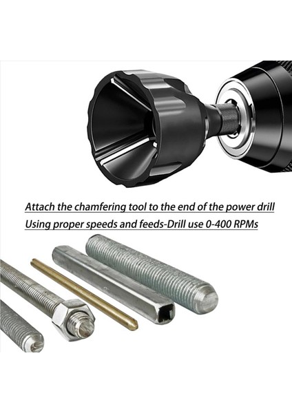 2x Hex-Shank Deburıng Harici Pah Aracı Hızlı Bırakma Çengelleme Paplama Matkap Bit Bolt 3-20MM Için (Yurt Dışından) modelleri